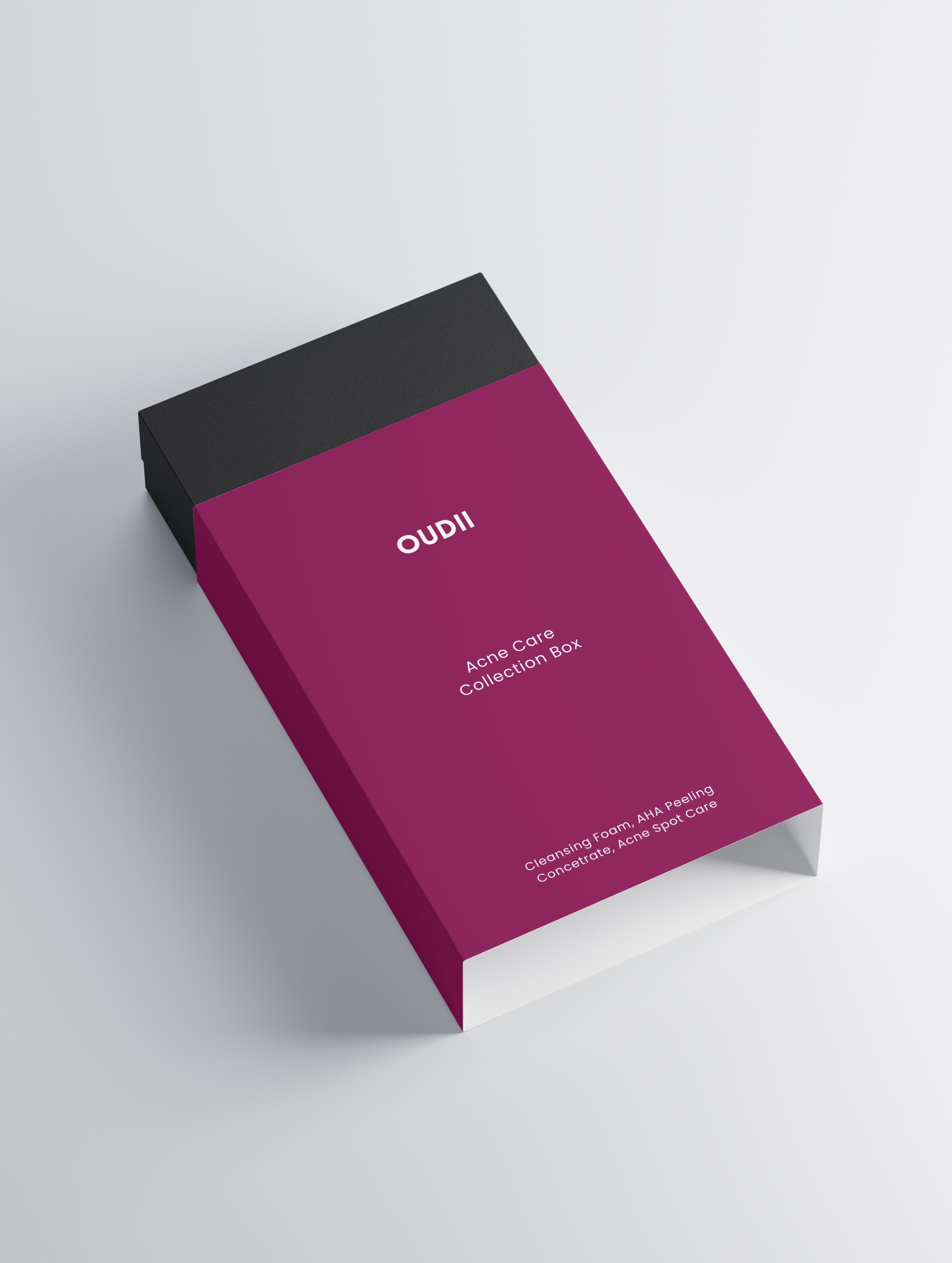 Pudełko do zbierania kosmetyków do pielęgnacji trądziku