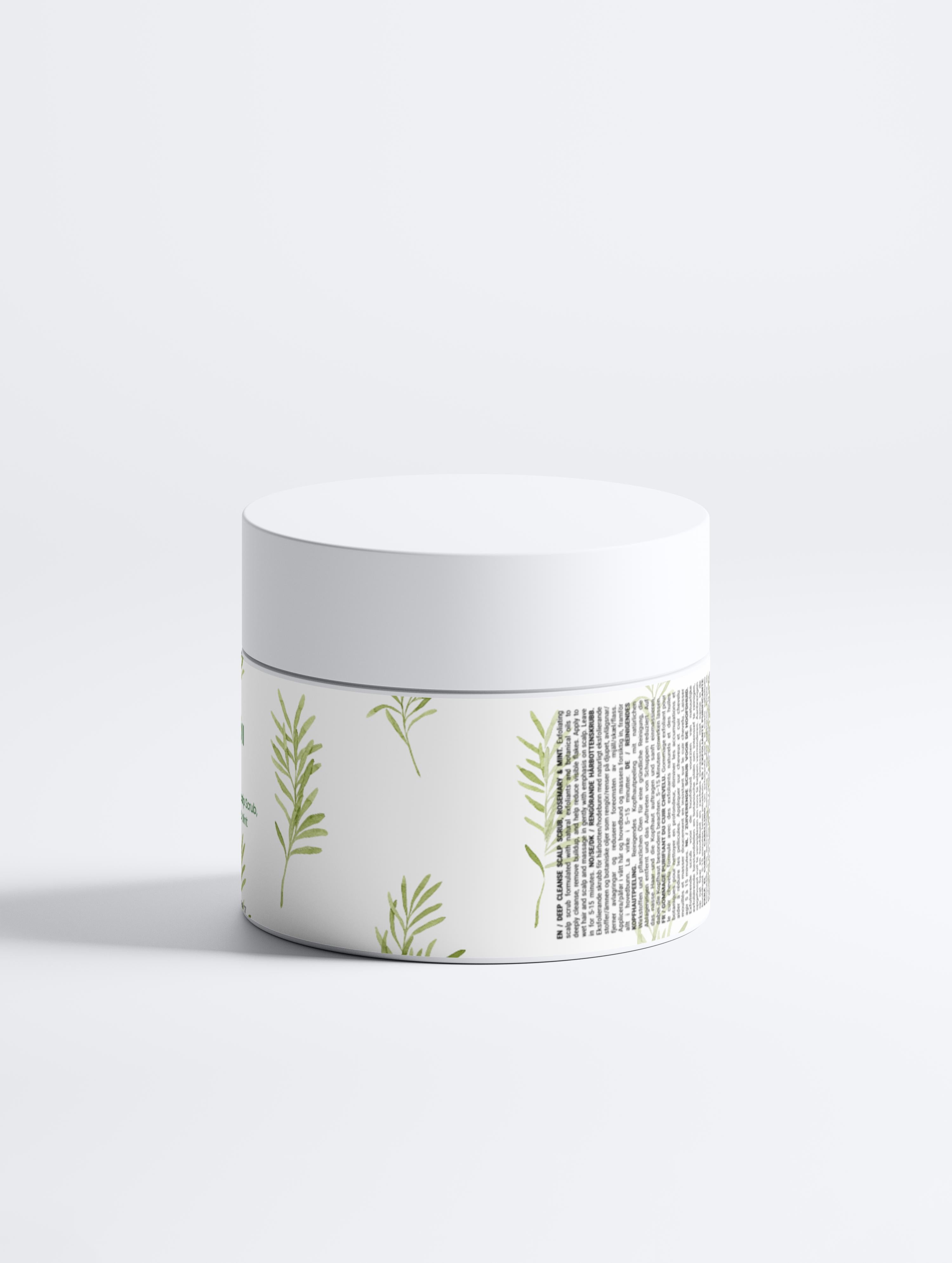 Głęboko oczyszczający peeling do skóry głowy, rozmaryn i mięta